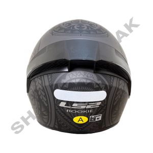 کلاه کاست موتورسیکلت فک ثابت LS2 مدل MATT BLACK GERY FF352-1A-6 کد 02