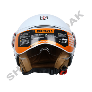 کلاه کاسکت موتورسیکلت بیون مدل B-110 رنگ سفید کد 01