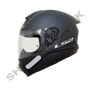 کلاه کاسکت موتورسیکلت فک ثابت LS2 مدل FLASH FF802 MATT BLACK کد 02