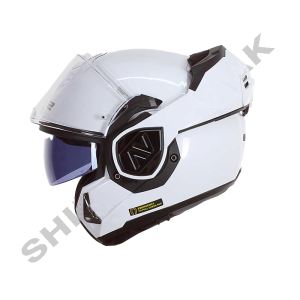 کلاه کاسکت موتورسیکلت LS2 فول متحرک مدل ADVANT-SOLIDWHITE کد 02
