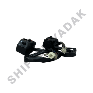 پک 5 عددی کت استارت و بوق مشکی (چپ و راست) موتورسیکلت هوندا CGZ125 برند تکنو (TEKNO)