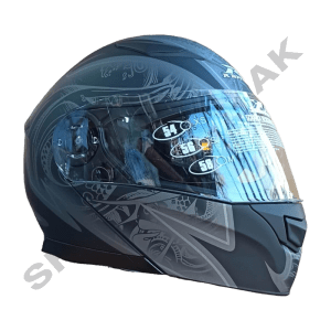 کلاه کاسکت فک متحرک راپیدو BLACK SLV 950