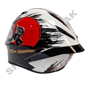 کلاه کاسکت فک ثابت طرح agv عینک دار Japan flag