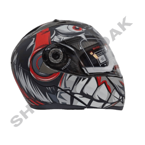 کلاه کاسکت فک متحرک DA1 مدل 108 red dragon