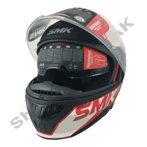 کلاه کاسکت فک متحرک عینک دار اس ام کی SMK مدلG480