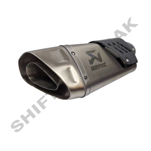 اگزوز موتور سیکلت قهرمانی AKRAPOVIC طوسی محافظ دار